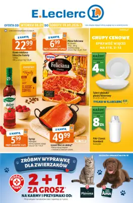 Leclerc - gazetka promocyjna Oferta E.Leclerc od wtorku 08.09 do soboty 19.09