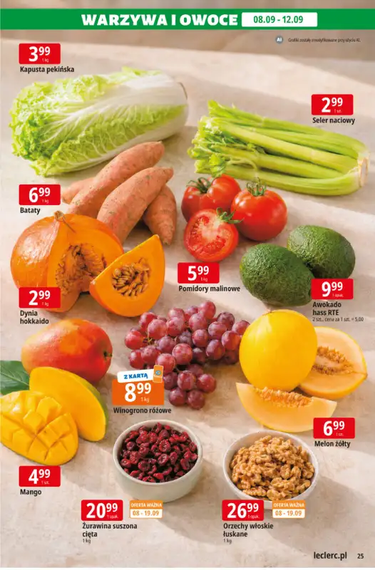 Leclerc - gazetka promocyjna Oferta E.Leclerc od wtorku 08.09 do soboty 19.09 - strona 25