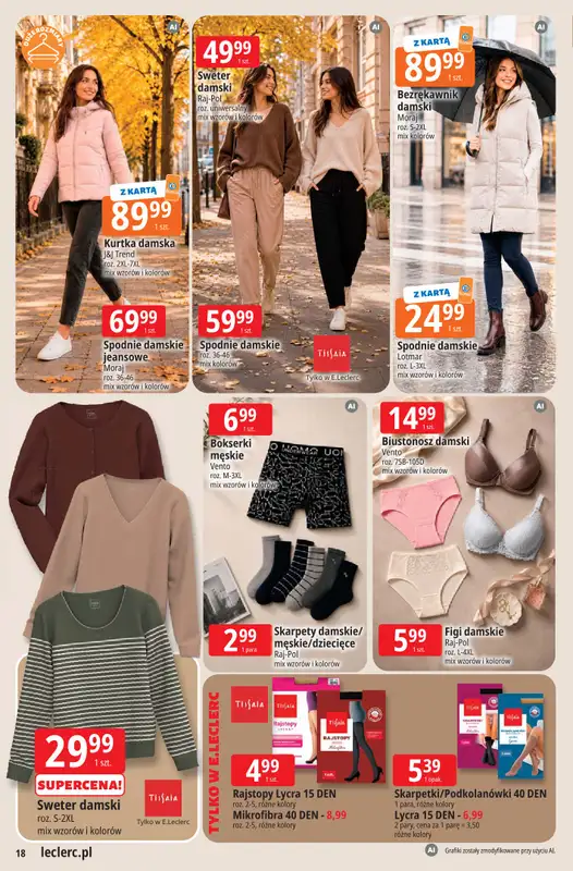 Leclerc - gazetka promocyjna Oferta E.Leclerc od wtorku 08.09 do soboty 19.09 - strona 18