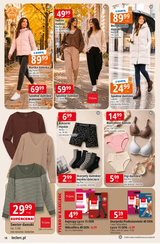 Leclerc - gazetka promocyjna Oferta E.Leclerc od wtorku 08.09 do soboty 19.09 - strona 18