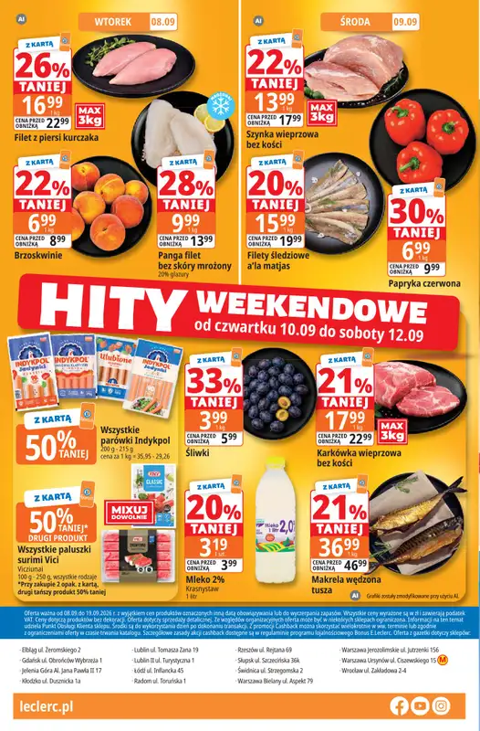 Leclerc - gazetka promocyjna Oferta E.Leclerc od wtorku 08.09 do soboty 19.09 - strona 32