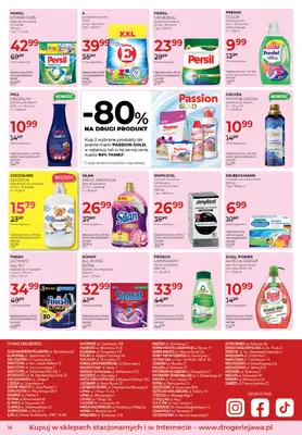 Drogerie Jawa - gazetka promocyjna Gazetka od czwartku 03.09 do czwartku 01.10 - strona 16