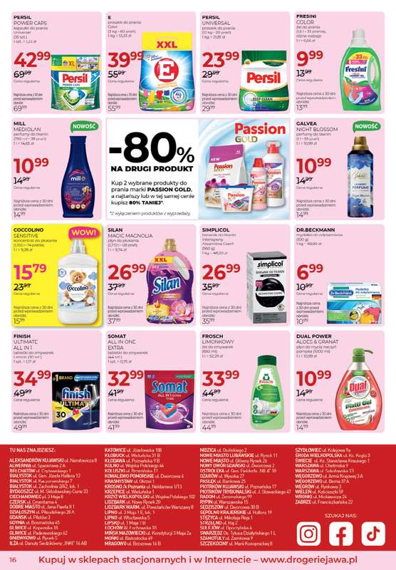 Drogerie Jawa - gazetka promocyjna Gazetka od czwartku 03.09 do czwartku 01.10 - strona 16