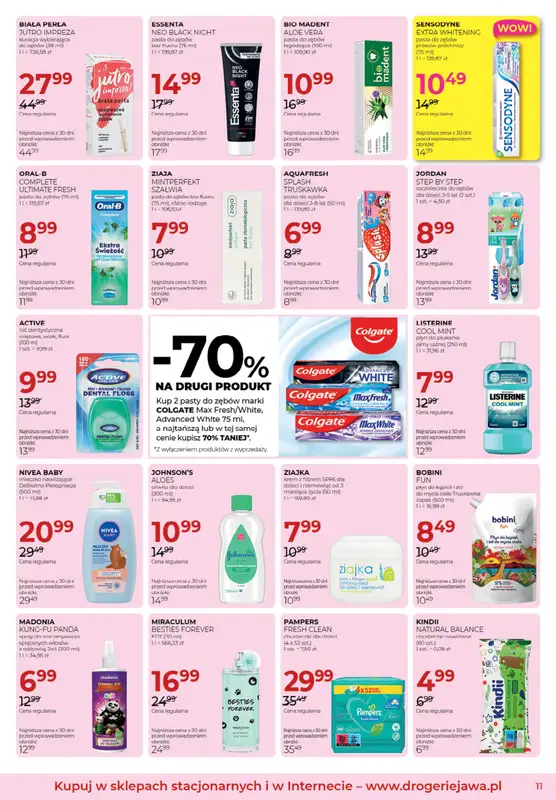 Drogerie Jawa - gazetka promocyjna Gazetka od czwartku 03.09 do czwartku 01.10 - strona 11