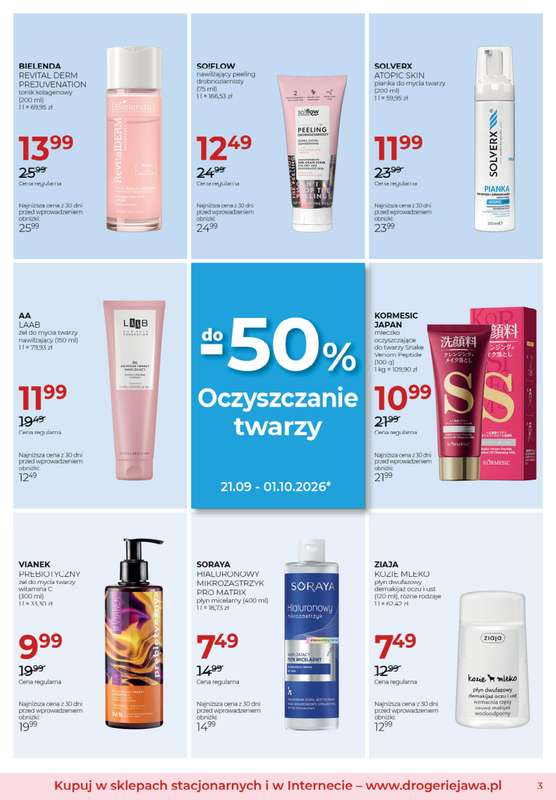 Drogerie Jawa - gazetka promocyjna Gazetka od czwartku 03.09 do czwartku 01.10 - strona 3