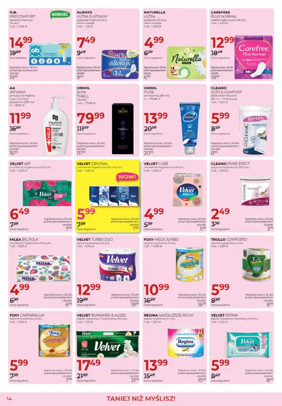 Drogerie Jawa - gazetka promocyjna Gazetka od czwartku 03.09 do czwartku 01.10 - strona 14