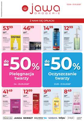 Drogerie Jawa - gazetka promocyjna Gazetka od czwartku 03.09 do czwartku 01.10