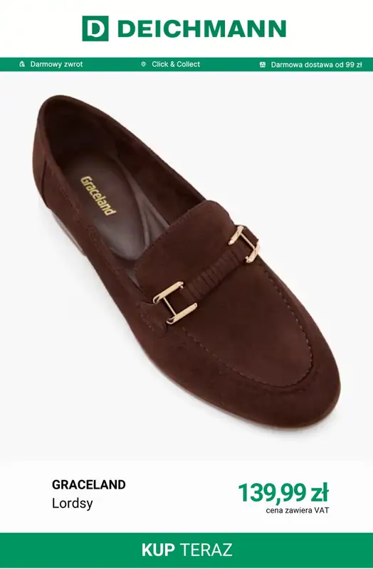 Deichmann - gazetka promocyjna Buty w odcieniach brązu od piątku 04.09  - strona 5