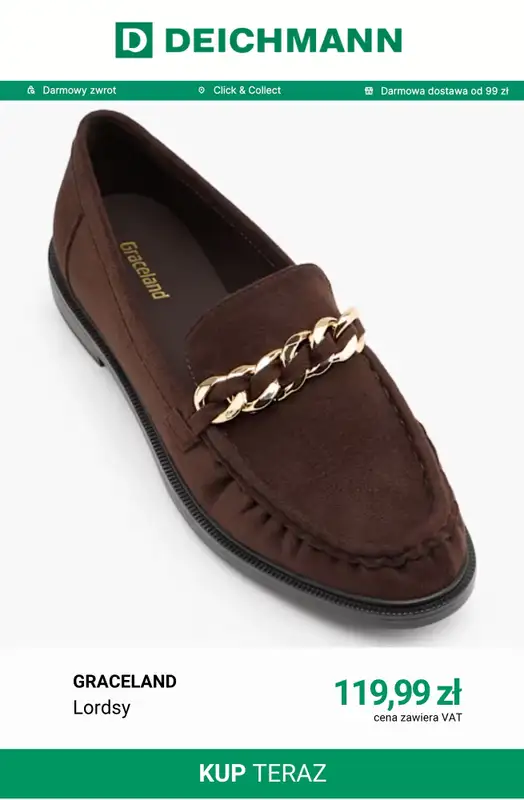 Deichmann - gazetka promocyjna Buty w odcieniach brązu od piątku 04.09  - strona 6