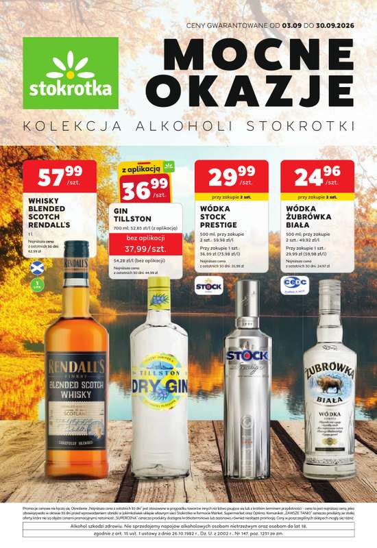 Stokrotka - gazetka promocyjna W dobrym smaku od czwartku 03.09 do środy 30.09