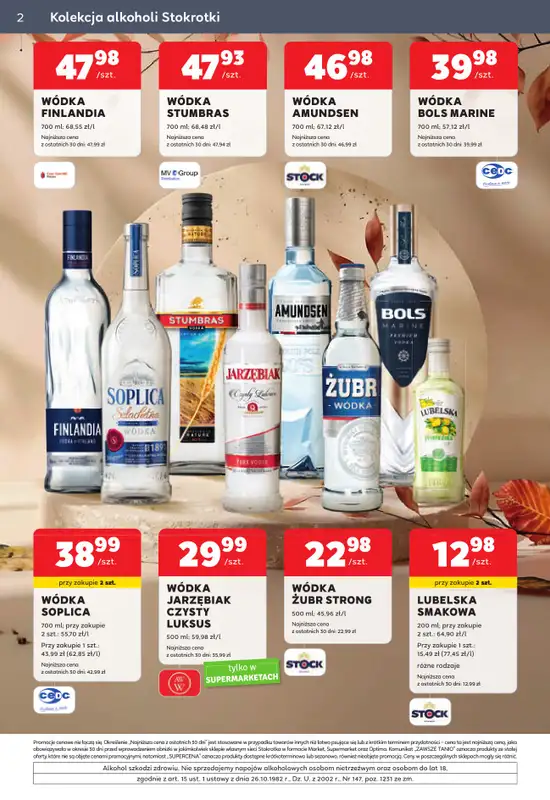 Stokrotka - gazetka promocyjna W dobrym smaku od czwartku 03.09 do środy 30.09 - strona 2