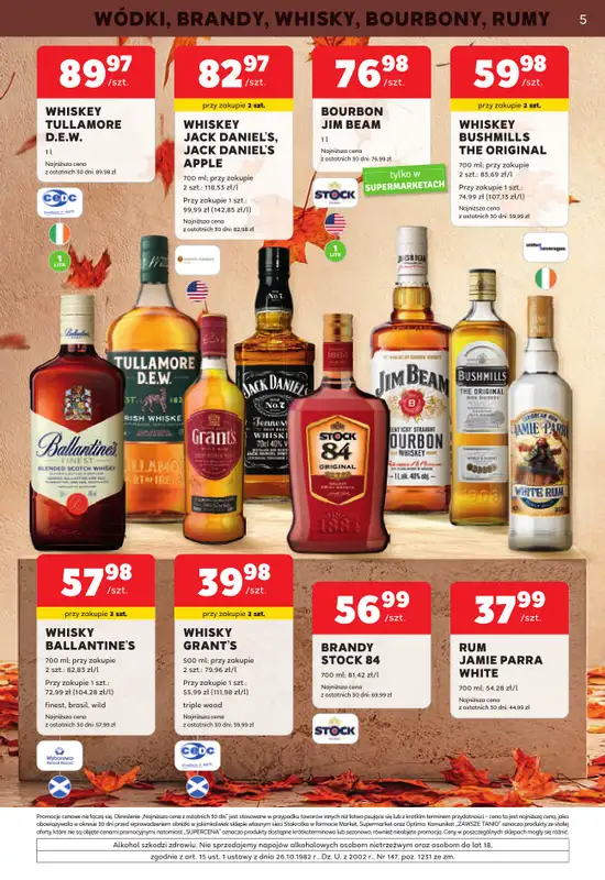 Stokrotka - gazetka promocyjna W dobrym smaku od czwartku 03.09 do środy 30.09 - strona 5
