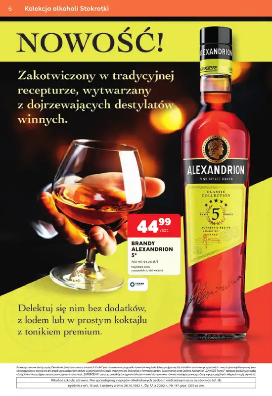 Stokrotka - gazetka promocyjna W dobrym smaku od czwartku 03.09 do środy 30.09 - strona 6