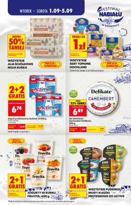 Biedronka - gazetka promocyjna Festiwal nabiału od środy 02.09 do soboty 05.09 - strona 4