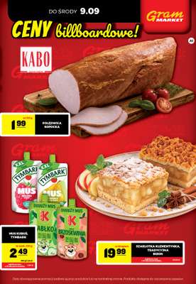 Gram Market - gazetka promocyjna Cały tydzień niskie ceny od piątku 04.09 do środy 09.09 - strona 3