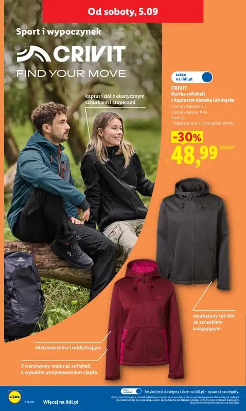 Lidl - gazetka promocyjna Oferta od czwartku od czwartku 03.09 do soboty 05.09 - strona 36