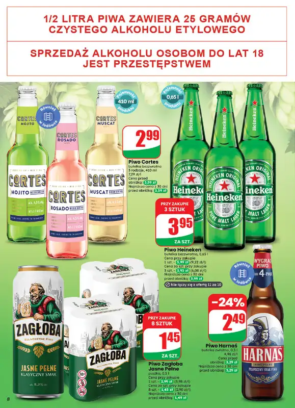 Dino - gazetka promocyjna Weekendowe okazje od piątku 04.09 do soboty 05.09 - strona 8
