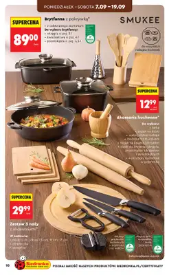 Biedronka - gazetka promocyjna Hity i inspiracje, od 05.09 od soboty 05.09 do soboty 19.09 - strona 10