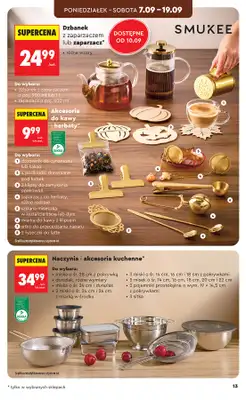 Biedronka - gazetka promocyjna Hity i inspiracje, od 05.09 od soboty 05.09 do soboty 19.09 - strona 13