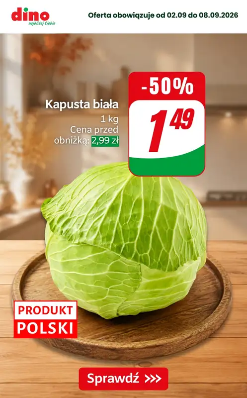 Dino - gazetka promocyjna Nawet do -50% TANIEJ od piątku 04.09 do wtorku 08.09 - strona 3