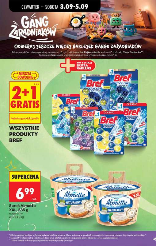 Biedronka - gazetka promocyjna Gang Zaradniaków od czwartku 03.09 do soboty 05.09 - strona 6