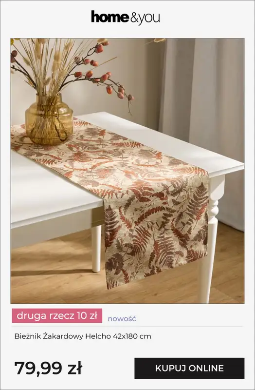 home&you - gazetka promocyjna Druga rzecz za 10 zł! od piątku 04.09 do wtorku 08.09 - strona 9
