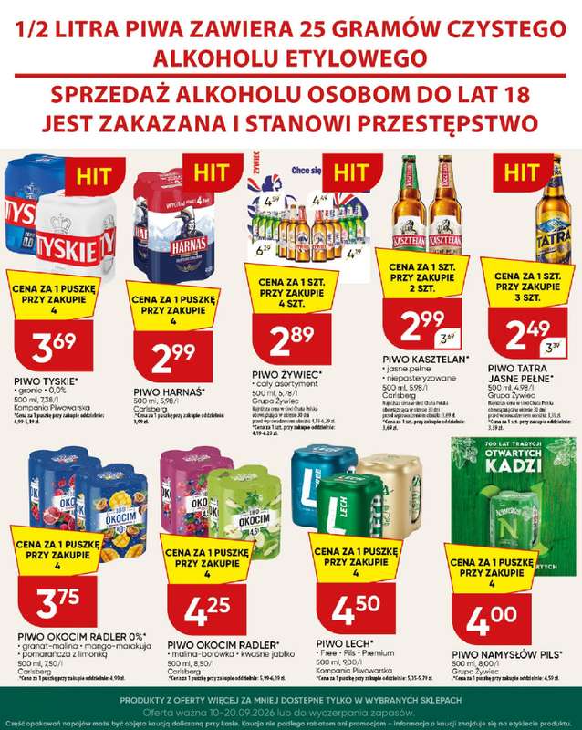 Chata Polska - gazetka promocyjna Więcej za mniej 10-20.09  do niedzieli 20.09 - strona 3