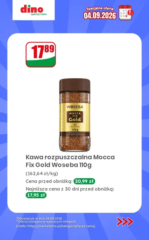 Dino - gazetka promocyjna Specjalna oferta na 04.09.2026 - promocje spoza gazetki od piątku 04.09 do piątku 04.09 - strona 4