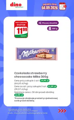 Dino - gazetka promocyjna Specjalna oferta na 04.09.2026 - promocje spoza gazetki od piątku 04.09 do piątku 04.09 - strona 5