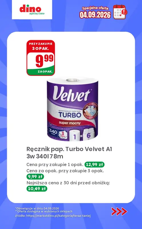 Dino - gazetka promocyjna Specjalna oferta na 04.09.2026 - promocje spoza gazetki od piątku 04.09 do piątku 04.09 - strona 6