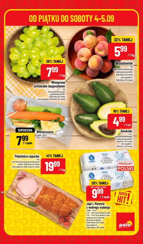 POLOmarket - gazetka promocyjna Super hity na weekend od piątku 04.09 do soboty 05.09 - strona 3