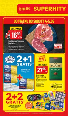 POLOmarket - gazetka promocyjna Super hity na weekend od piątku 04.09 do soboty 05.09