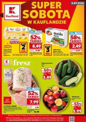 Kaufland - gazetka promocyjna Oferta Kaufland - SUPER SOBOTA od soboty 05.09 do soboty 05.09