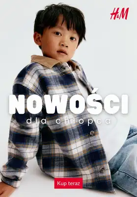 H&M - gazetka promocyjna NOWOŚCI dla chłopca od soboty 05.09 