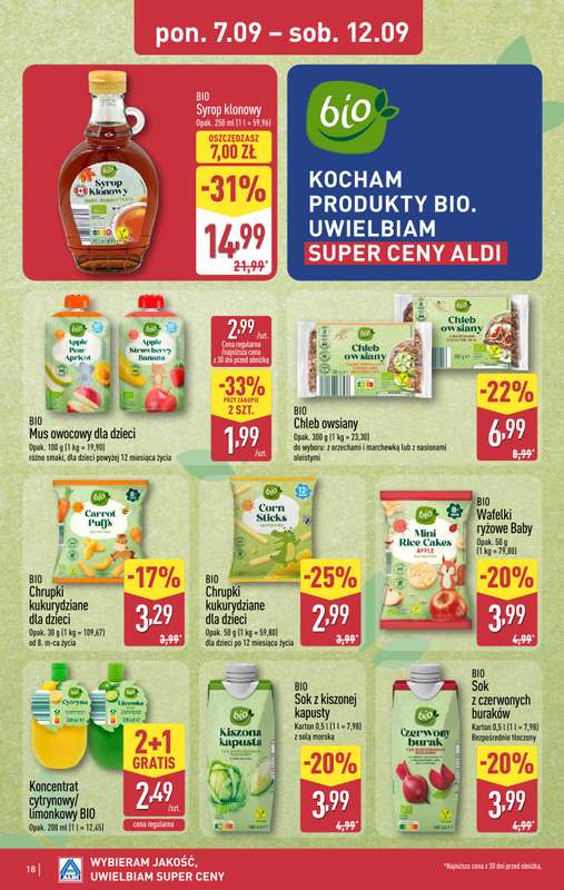 Aldi - gazetka promocyjna Pełny katalog! od poniedziałku 07.09 do soboty 12.09 - strona 18