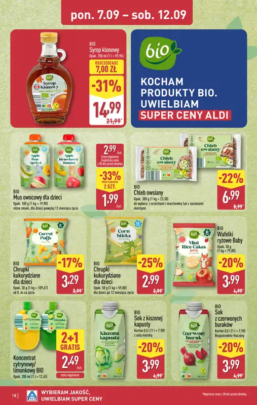 Aldi - gazetka promocyjna Pełny katalog! od poniedziałku 07.09 do soboty 12.09 - strona 18