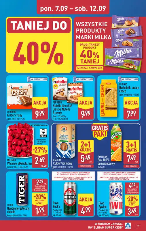 Aldi - gazetka promocyjna Pełny katalog! od poniedziałku 07.09 do soboty 12.09 - strona 15