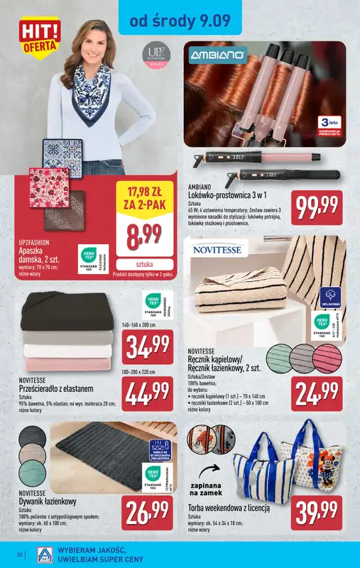 Aldi - gazetka promocyjna Pełny katalog! od poniedziałku 07.09 do soboty 12.09 - strona 30