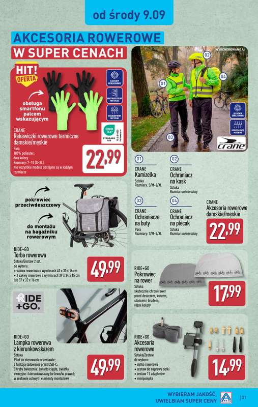 Aldi - gazetka promocyjna Pełny katalog! od poniedziałku 07.09 do soboty 12.09 - strona 31