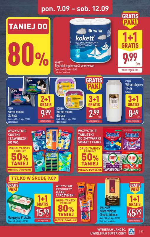 Aldi - gazetka promocyjna Pełny katalog! od poniedziałku 07.09 do soboty 12.09 - strona 23