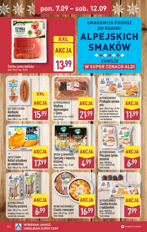 Aldi - gazetka promocyjna Pełny katalog! od poniedziałku 07.09 do soboty 12.09 - strona 10