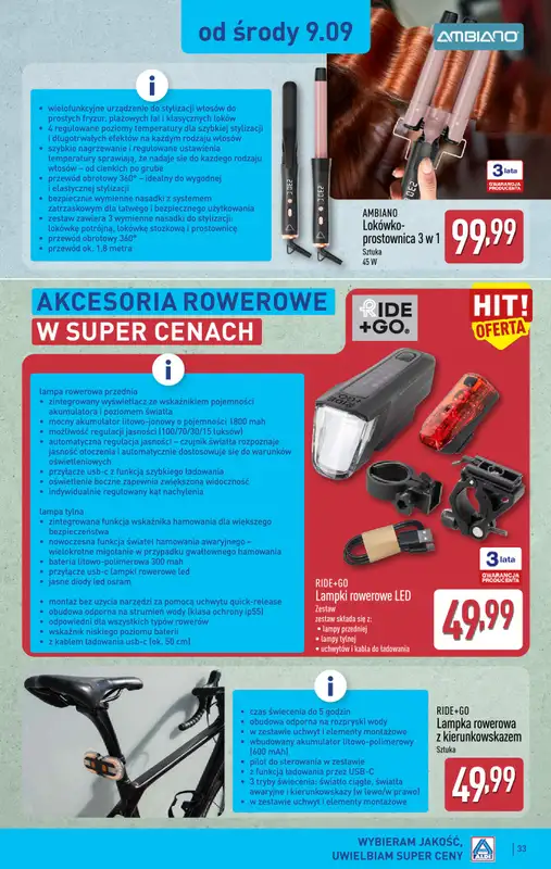Aldi - gazetka promocyjna Pełny katalog! od poniedziałku 07.09 do soboty 12.09 - strona 33
