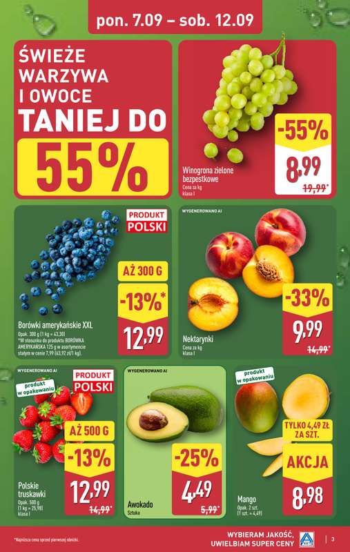 Aldi - gazetka promocyjna Pełny katalog! od poniedziałku 07.09 do soboty 12.09 - strona 3