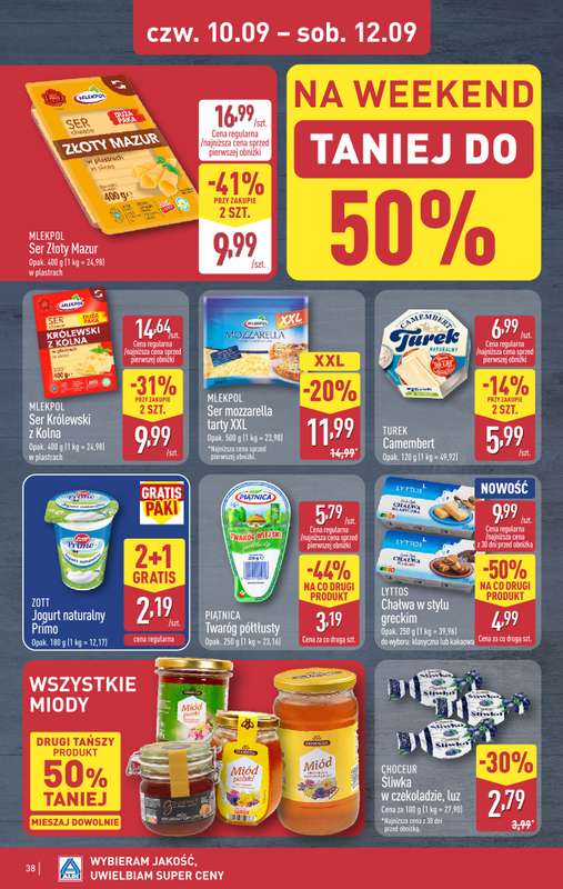 Aldi - gazetka promocyjna Pełny katalog! od poniedziałku 07.09 do soboty 12.09 - strona 38