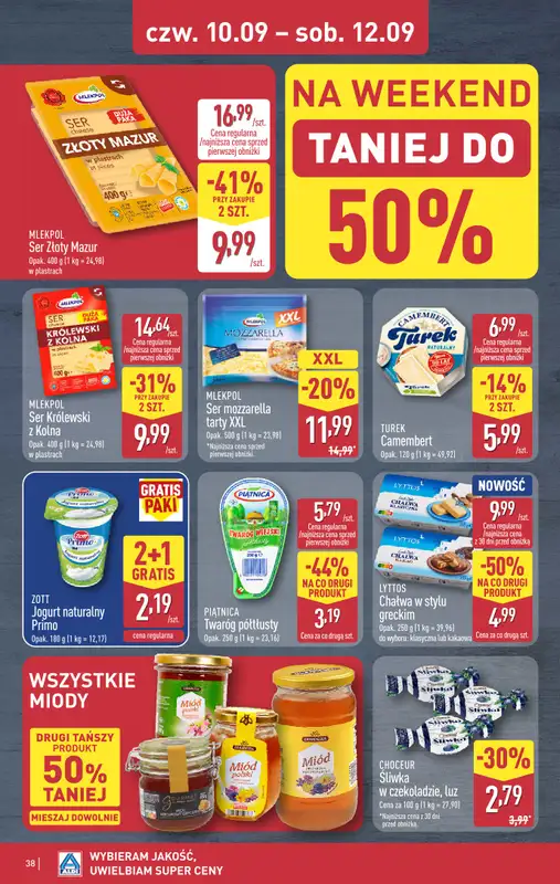 Aldi - gazetka promocyjna Pełny katalog! od poniedziałku 07.09 do soboty 12.09 - strona 38