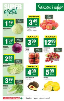 SPAR - gazetka promocyjna Gazetka Eurospar od środy 09.09 do niedzieli 20.09 - strona 2