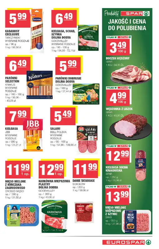 SPAR - gazetka promocyjna Gazetka Eurospar od środy 09.09 do niedzieli 20.09 - strona 7