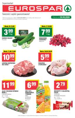 SPAR - gazetka promocyjna Gazetka Eurospar od środy 09.09 do niedzieli 20.09