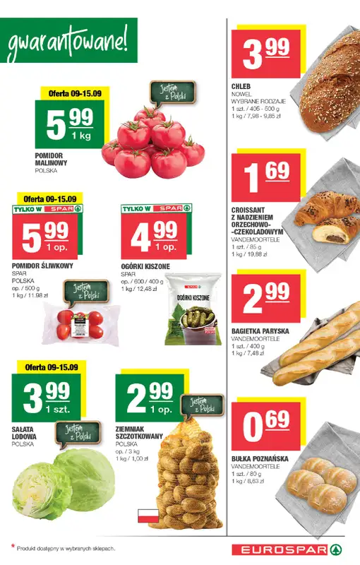 SPAR - gazetka promocyjna Gazetka Eurospar od środy 09.09 do niedzieli 20.09 - strona 3