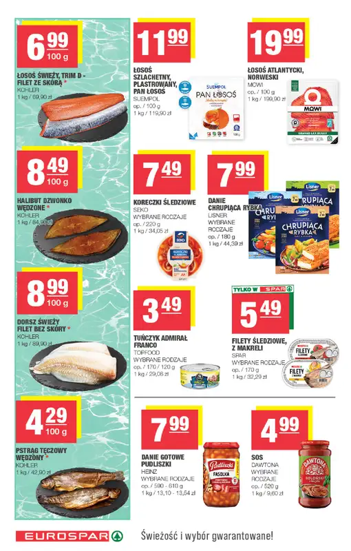 SPAR - gazetka promocyjna Gazetka Eurospar od środy 09.09 do niedzieli 20.09 - strona 8
